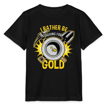Chercheurs d’or Chercheurs d’or Chercheurs d’or - T-shirt bio MINI CREATOR Stanley/Stella Enfant - noir - Devant - Mikhail (115cm)