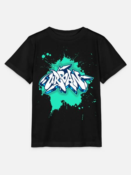 Urban-Graffiti, Grunge-Stil, Graffiti-Grunge - Stanley/Stella Kinder T-Shirt MINI CREATOR  - Schwarz