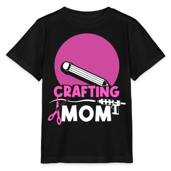 Artisanat Maman Artisanat Mère Amateur - T-shirt bio MINI CREATOR Stanley/Stella Enfant - noir - Devant - Mikhail (115cm)