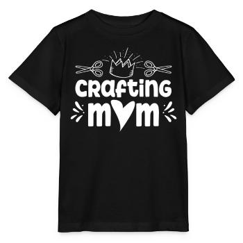 Crafts Mama Hobbyist Craft Mother - Stanley/Stella MINI CREATOR Kids’ T-Shirt - black - Front - Mikhail (115cm)