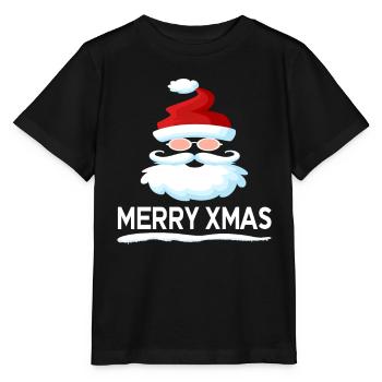 Santa Witzig - Stanley/Stella Kinder T-Shirt MINI CREATOR  - Schwarz - Vorne - Mikhail (115cm)