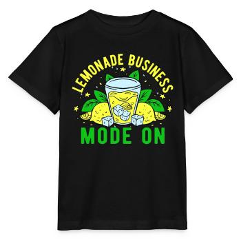 Lemonade Lemonade Stand Lemonade Seller - Stanley/Stella MINI CREATOR Kids’ T-Shirt - black - Front - Mikhail (115cm)