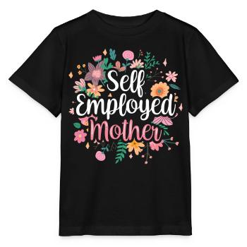 Mère indépendante Pigiste indépendante - T-shirt bio MINI CREATOR Stanley/Stella Enfant - noir - Devant - Mikhail (115cm)
