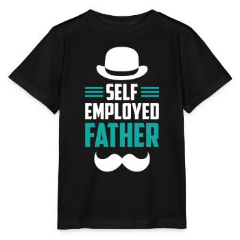 Père indépendant Pigiste Indépendant - T-shirt bio MINI CREATOR Stanley/Stella Enfant - noir - Devant - Mikhail (115cm)
