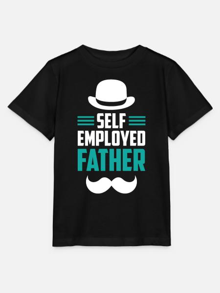 Selbständiger Vater Freelancer Selbstständig - Stanley/Stella Kinder T-Shirt MINI CREATOR - Schwarz