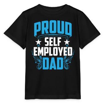 Fier Père travailleur autonome Travailleur autonome - T-shirt bio MINI CREATOR Stanley/Stella Enfant - noir - Devant - Mikhail (115cm)