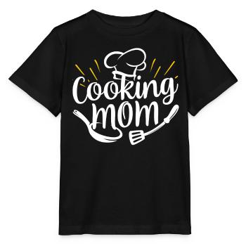 Cuisiner Maman Cuisiner Cuisiner Cuisiner Mère - T-shirt bio MINI CREATOR Stanley/Stella Enfant - noir - Devant - Mikhail (115cm)