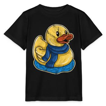 Canard Cadeau Enfants Baignoire Canetetet - T-shirt bio MINI CREATOR Stanley/Stella Enfant - noir - Devant - Mikhail (115cm)