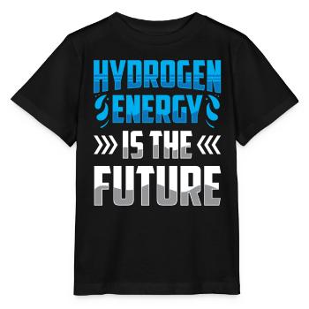 L’énergie de l’hydrogène est l’avenir de l’hydrogène - T-shirt bio MINI CREATOR Stanley/Stella Enfant - noir - Devant - Mikhail (115cm)