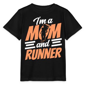 Ich Bin Eine Mutter Und Eine Läuferin Laufen - Stanley/Stella Kinder T-Shirt MINI CREATOR  - Schwarz - Vorne - Mikhail (115cm)
