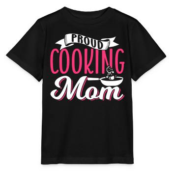 Fière cuisine Mère Cuisinière Maman Cuisinière - T-shirt bio MINI CREATOR Stanley/Stella Enfant - noir - Devant - Mikhail (115cm)