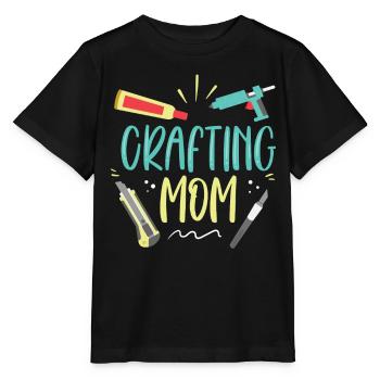 Crafts Mama Hobbyist Craft Mother - Stanley/Stella MINI CREATOR Kids’ T-Shirt - black - Front - Mikhail (115cm)