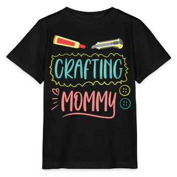 Artisanat Maman Amateur Artisanat Mère - T-shirt bio MINI CREATOR Stanley/Stella Enfant - noir - Devant - Mikhail (115cm)