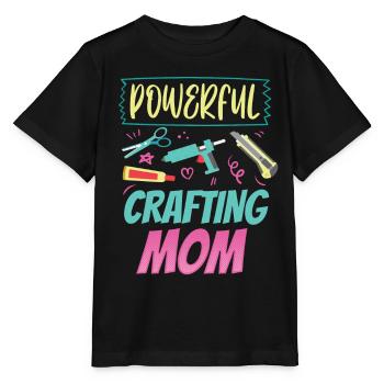Grand artisanat Maman Mère Artisanat Amateur - T-shirt bio MINI CREATOR Stanley/Stella Enfant - noir - Devant - Mikhail (115cm)