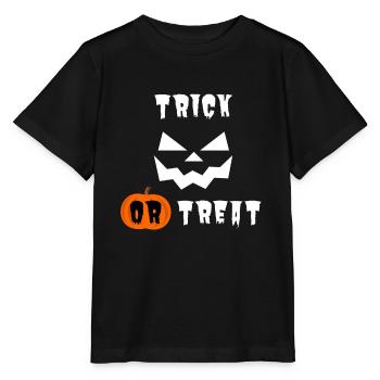 Halloween Trick or Treat - T-shirt bio MINI CREATOR Stanley/Stella Enfant - noir - Devant - Mikhail (115cm)