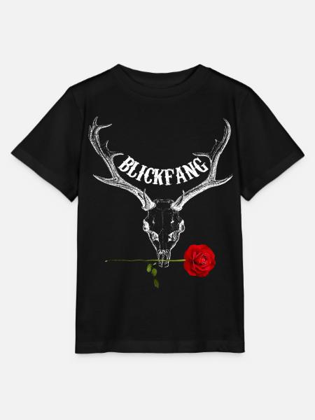 BLICKFANG Wild Rose - Stanley/Stella Kinder T-Shirt MINI CREATOR  - Schwarz