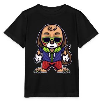 Hund Geschenk Kinder Dog Doggy Hündchen Köter Boy - Stanley/Stella Kinder T-Shirt MINI CREATOR  - Schwarz - Vorne - Mikhail (115cm)