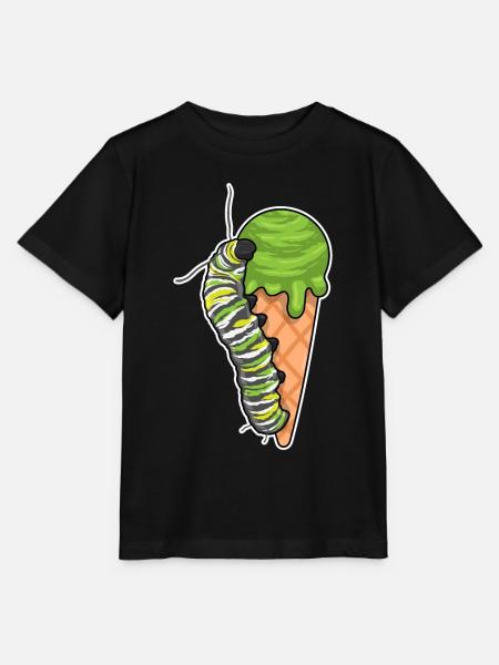 Raupe Waffeleis - Stanley/Stella Kinder T-Shirt MINI CREATOR - Schwarz