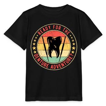 Prothésiste dentaire Prosthodontiste dentaire - T-shirt bio MINI CREATOR Stanley/Stella Enfant - noir - Devant - Mikhail (115cm)