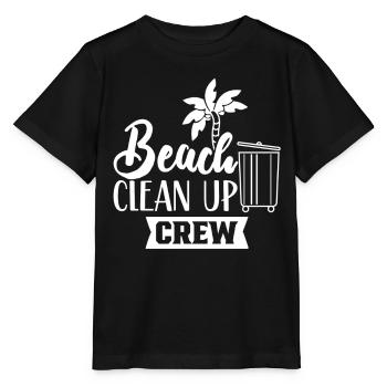 Équipe de nettoyage de plage Nettoyage de plage - T-shirt bio MINI CREATOR Stanley/Stella Enfant - noir - Devant - Mikhail (115cm)