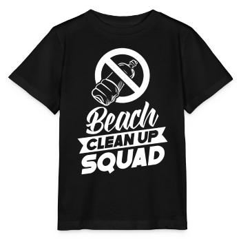 Beach Clean Up Squad Beach Cleaning Beach - Stanley/Stella MINI CREATOR Kids’ T-Shirt - black - Front - Mikhail (115cm)
