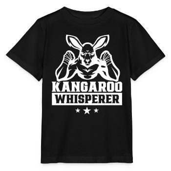 Kangaroo Whisperer Kangaroo Kangaroo Animal - Stanley/Stella MINI CREATOR Kids’ T-Shirt - black - Front - Mikhail (115cm)