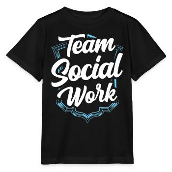 Team Social Work Social Work Social Workers - Stanley/Stella MINI CREATOR Kids’ T-Shirt - black - Front - Mikhail (115cm)