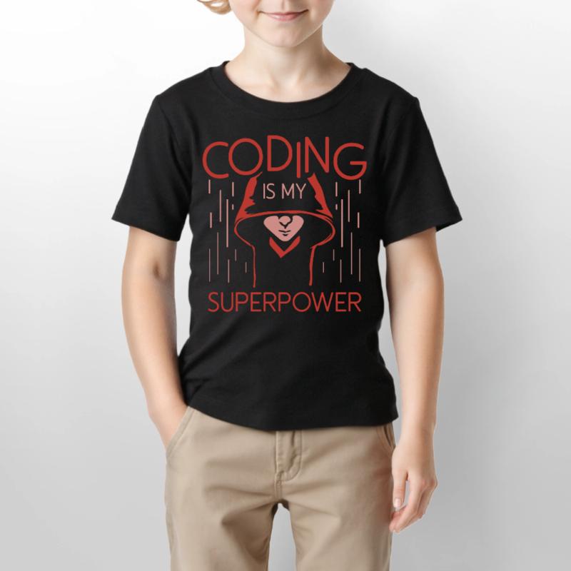 Coding Ist Meine Superkraft Programmierer Coder Stanley/Stella Kinder T-Shirt MINI CREATOR 