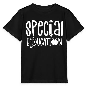 Éducateur de l’enfance en difficulté Enseignante de la profession d’éducateur de l’enfance en difficulté - T-shirt bio MINI CREATOR Stanley/Stella Enfant - noir - Devant - Mikhail (115cm)