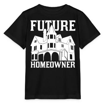 Futur propriétaire propriétaire propriétaire - T-shirt bio MINI CREATOR Stanley/Stella Enfant - noir - Devant - Mikhail (115cm)