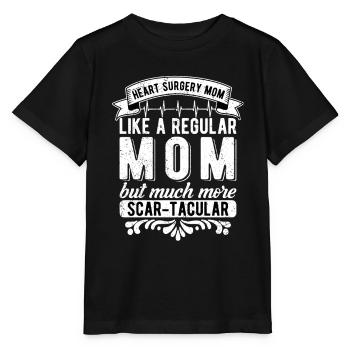 Heart Surgery Mother Heart Transplant - Stanley/Stella MINI CREATOR Kids’ T-Shirt - black - Front - Mikhail (115cm)