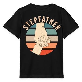Beau-père Fête des pères Beau-père Beau-père - T-shirt bio MINI CREATOR Stanley/Stella Enfant - noir - Devant - Mikhail (115cm)