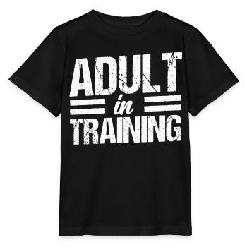 Adulte en formation Anniversaire Adulte - T-shirt bio MINI CREATOR Stanley/Stella Enfant - noir - Devant - Mikhail (115cm)