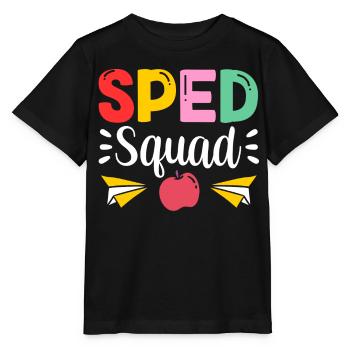 Équipe d’éducation de l’enfance en difficulté Profession d’enseignant en éducation de l’enfance en difficulté - T-shirt bio MINI CREATOR Stanley/Stella Enfant - noir - Devant - Mikhail (115cm)