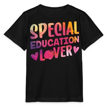 Amoureux de l’éducation de l’enfance en difficulté Enseignants de l’enfance en difficulté - T-shirt bio MINI CREATOR Stanley/Stella Enfant - noir - Devant - Mikhail (115cm)