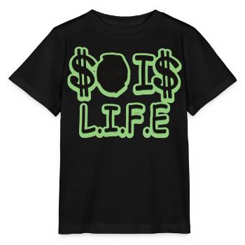 So ist das Leben - Stanley/Stella Kinder T-Shirt MINI CREATOR  - Schwarz - Vorne - Mikhail (115cm)