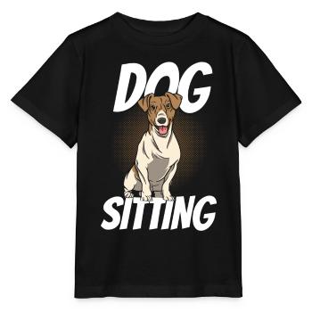 Dog Sitting Dog Sitter Dog Sitting - Stanley/Stella MINI CREATOR Kids’ T-Shirt - black - Front - Mikhail (115cm)