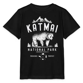Alaska Tshirt Hommes Femmes Enfants USA Pôle Nord - T-shirt bio MINI CREATOR Stanley/Stella Enfant - noir - Devant - Mikhail (115cm)