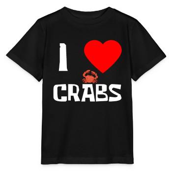 Crabe Cadeau Crevettes Crabe Homard Scorpion - T-shirt bio MINI CREATOR Stanley/Stella Enfant - noir - Devant - Mikhail (115cm)