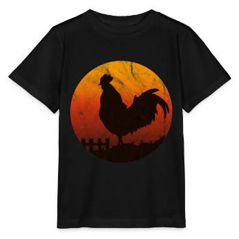 poulet poulets volaille poule oeuf poussins gockel poussin poussin - T-shirt bio MINI CREATOR Stanley/Stella Enfant - noir - Devant - Mikhail (115cm)