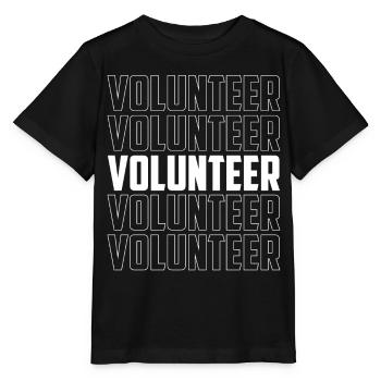 Freiwilliger Ehrenamtlicher Freiwillig Ehrenamt - Stanley/Stella Kinder T-Shirt MINI CREATOR  - Schwarz - Vorne - Mikhail (115cm)