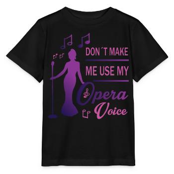 Voix forte - T-shirt bio MINI CREATOR Stanley/Stella Enfant - noir - Devant - Mikhail (115cm)