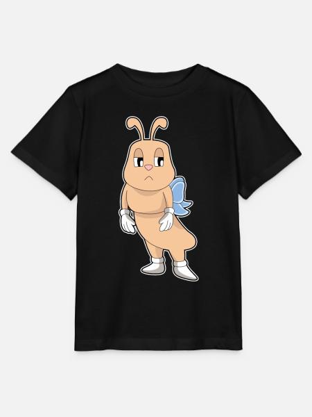 Raupe Schmetterling  - Stanley/Stella Kinder T-Shirt MINI CREATOR  - Schwarz