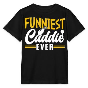 The funniest caddy ever Golfing Golf - Stanley/Stella MINI CREATOR Kids’ T-Shirt - black - Front - Mikhail (115cm)