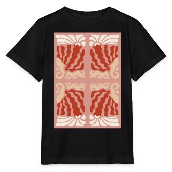 Art Nouveau, Arts & Crafts, Esthétique, Vintage-1900 - T-shirt bio MINI CREATOR Stanley/Stella Enfant - noir - Devant - Mikhail (115cm)