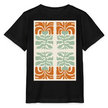 Art Nouveau, Arts & Crafts, Esthétique, Vintage-1900 - T-shirt bio MINI CREATOR Stanley/Stella Enfant - noir - Devant - Mikhail (115cm)