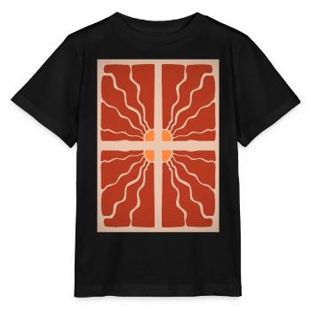 Art Nouveau, Arts & Crafts, Esthétique, Vintage-1900 - T-shirt bio MINI CREATOR Stanley/Stella Enfant - noir - Devant - Mikhail (115cm)