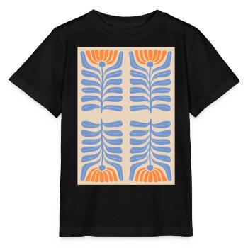 Art Nouveau, Arts & Crafts, Esthétique, Vintage-1900 - T-shirt bio MINI CREATOR Stanley/Stella Enfant - noir - Devant - Mikhail (115cm)