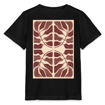 Art Nouveau, Arts & Crafts, Esthétique, Vintage-1900 - T-shirt bio MINI CREATOR Stanley/Stella Enfant - noir - Devant - Mikhail (115cm)