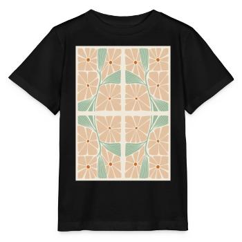 Art Nouveau, Arts & Crafts, Esthétique, Vintage-1900 - T-shirt bio MINI CREATOR Stanley/Stella Enfant - noir - Devant - Mikhail (115cm)